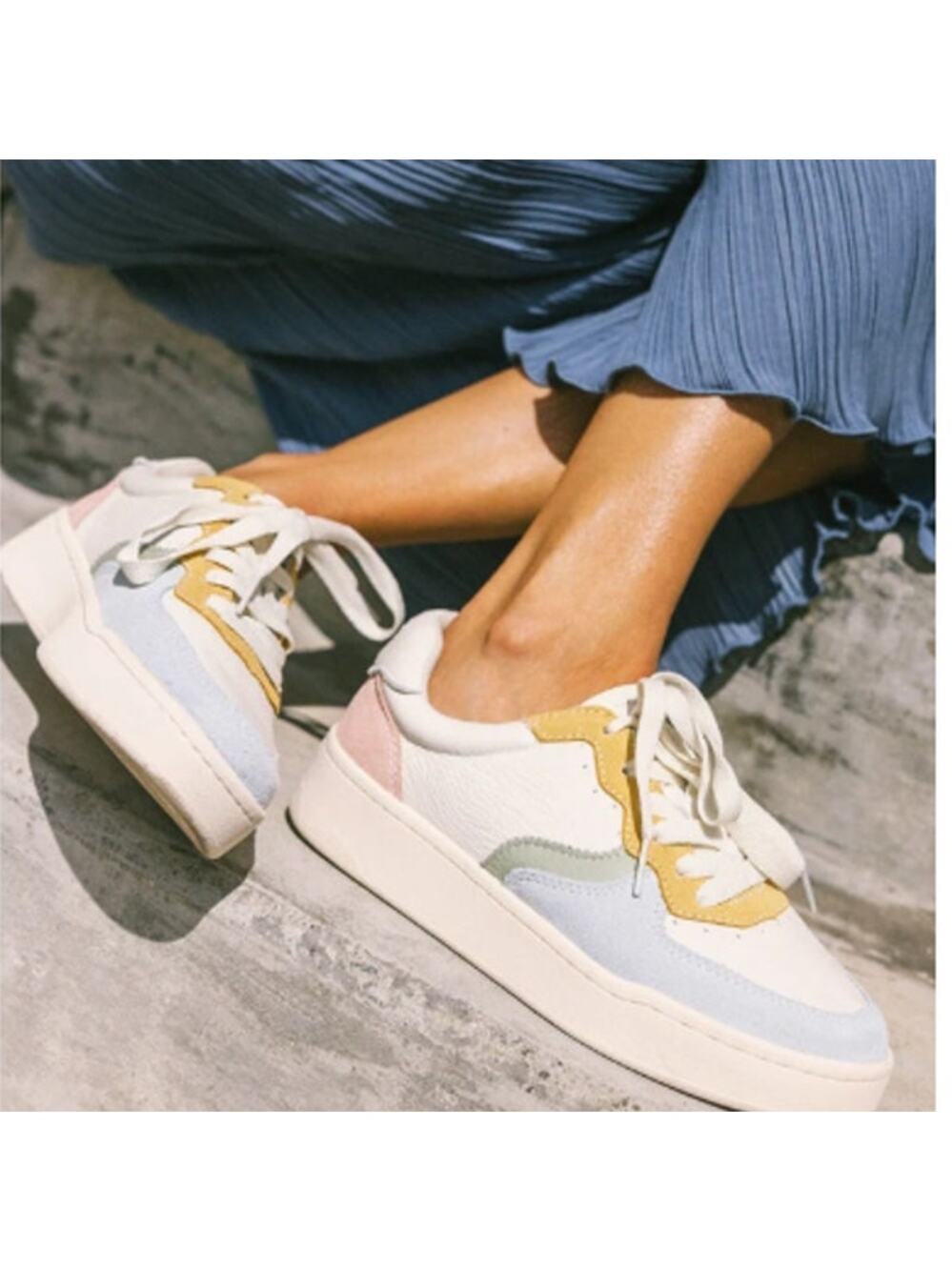 Soludos Women's Sunrise Cloud The Roma Sneakers Size 9